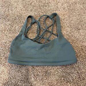 lululemon athletica Strappy Back Sports Bra - Teal
